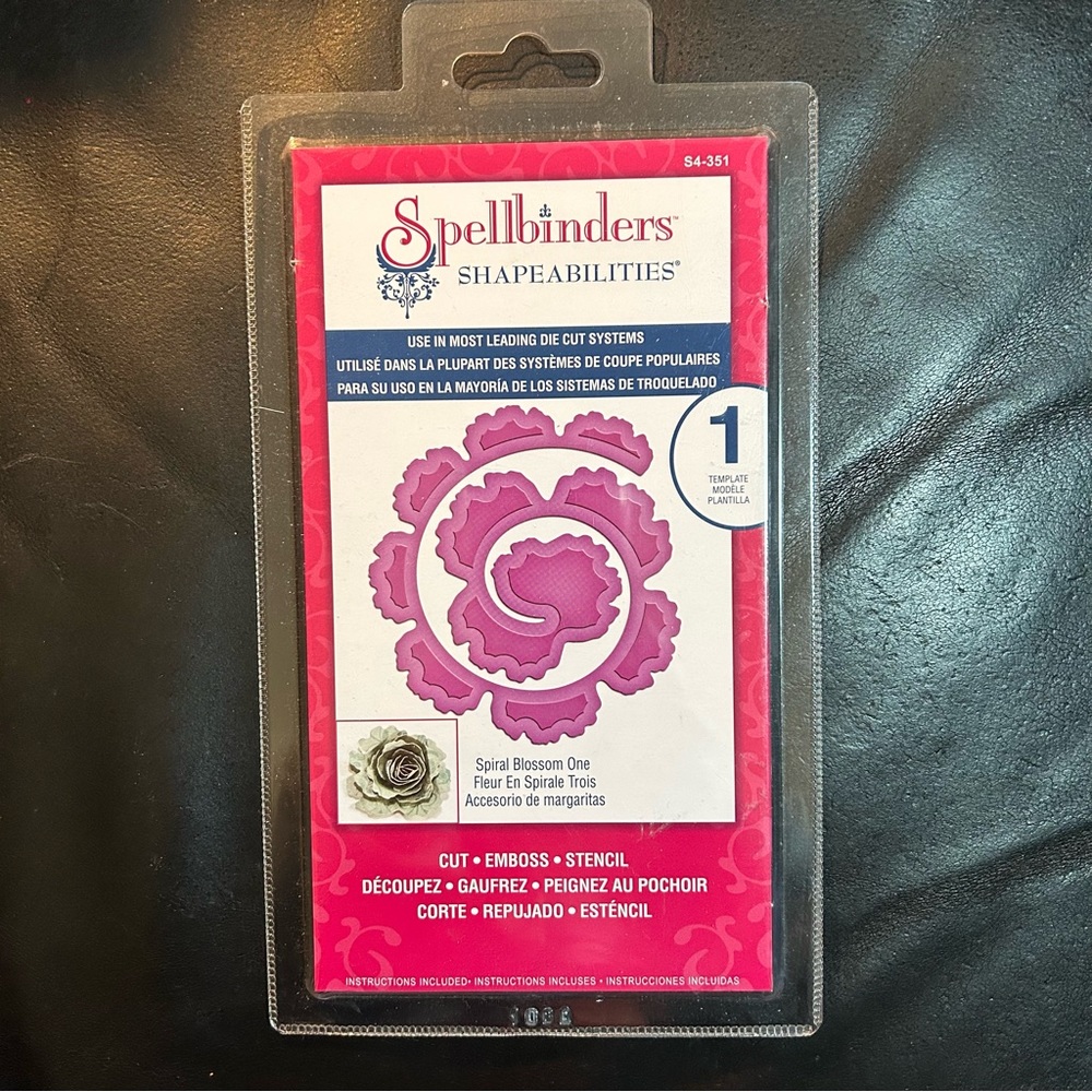 Spellbinders Shapeabilities SPIRAL BLOSSOM ONE die